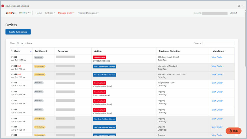 Couriers Please Shipping by Joovii
