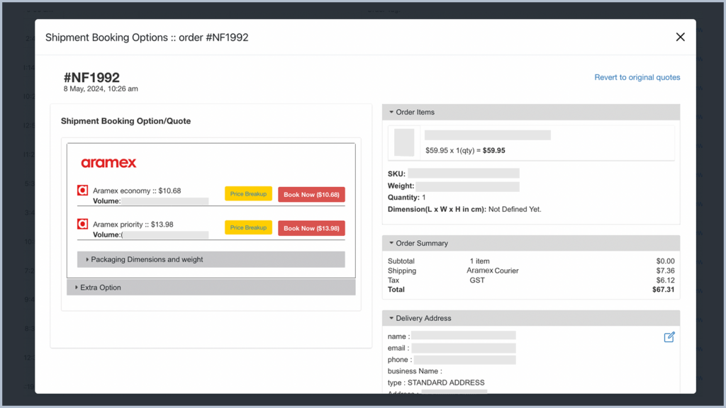 Aramax App by Joovii