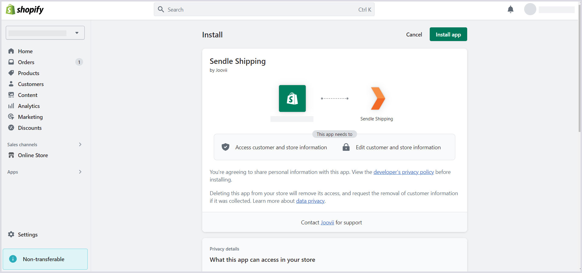 Shopify app Installation Instruction